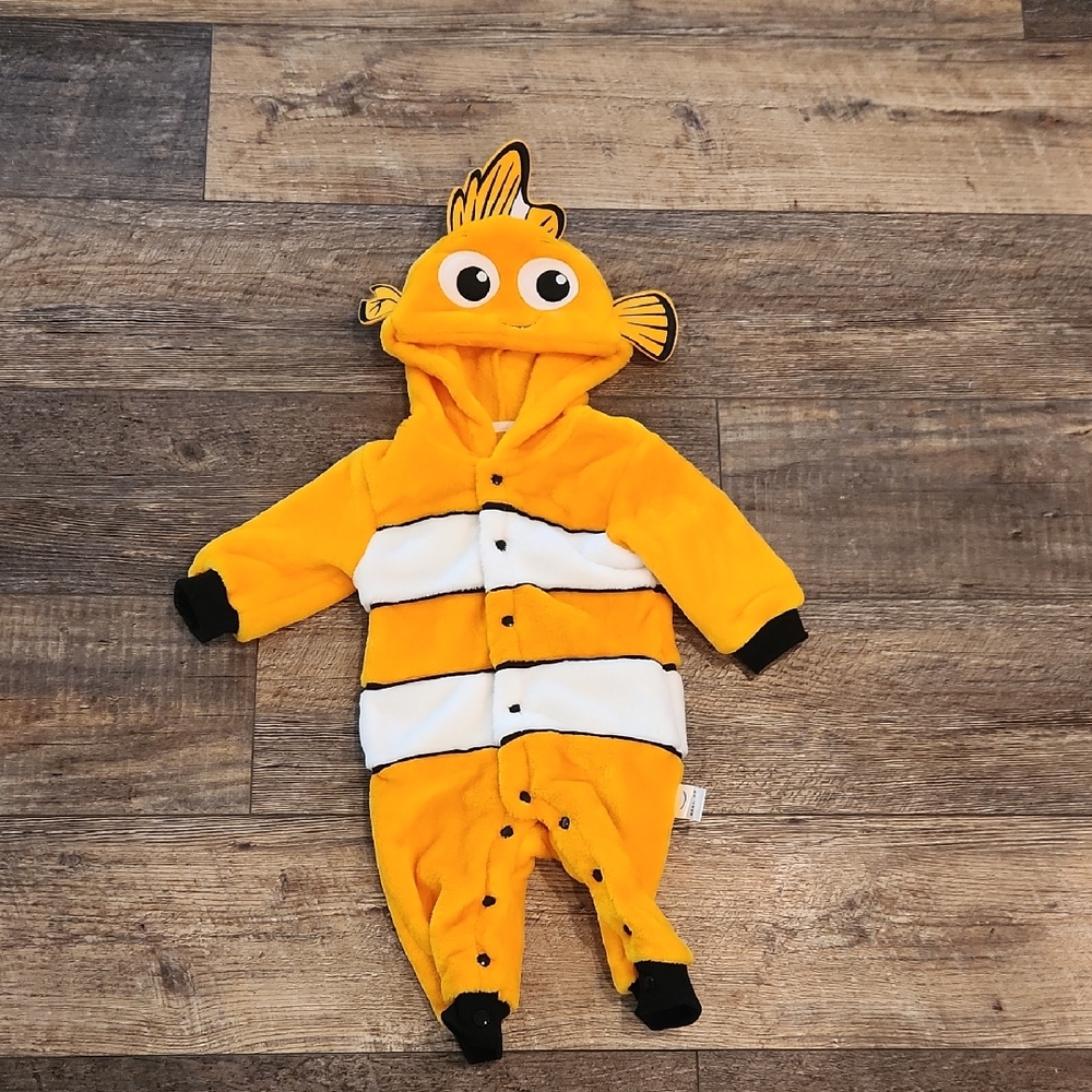 Source Unknown Orange and White Fish Costume
